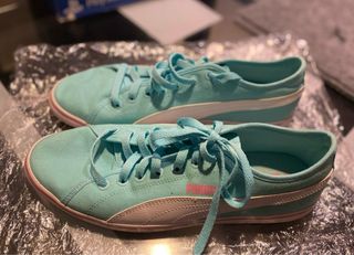 Zapatillas Puma Teal y Rosa