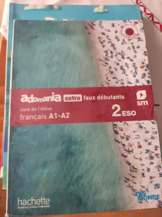 Français A1-A2. 2 Secundaria. Adomania, extra f...