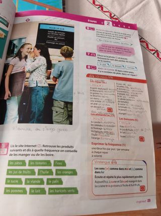 Français A1-A2. 2 Secundaria. Adomania, extra f...