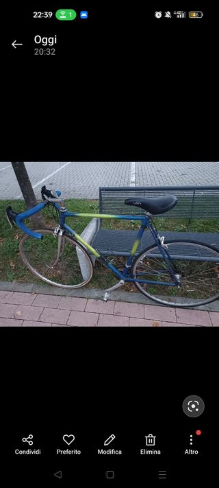 Bici da corsa Boeris artigianale Torino campagnolo
