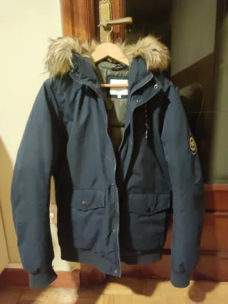 Chaqueta abrigo Jack & Jones azul hombre talla L