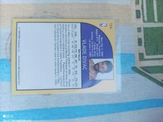 Cromo NBA Vlade Divac Lakers Rookie