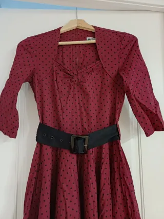 Vestido Hell Bunny lunares Estilo Vintage 50s