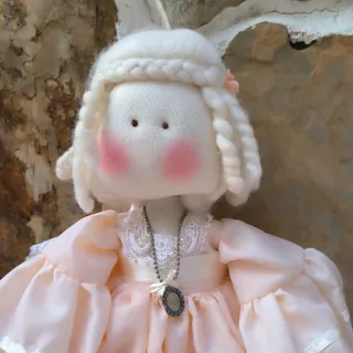 Muñeca de tela estilo veneciano