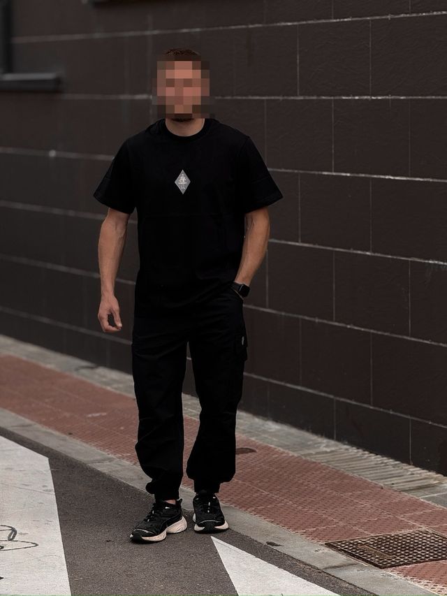 “UNICO” Camiseta de C.P. Company Negra no es Stone