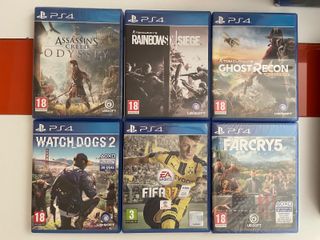 PS4 Slim 1TB Negra + 5 Juegos + 2 Mandos
