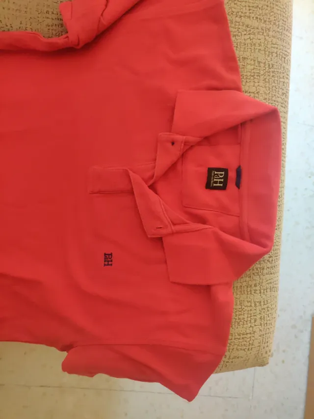 Polo Pedro del Hierro Talla L Rojo