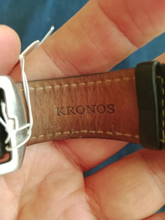 Reloj Kronos Chronograph Acero Negro