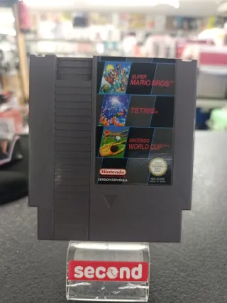 Cartucho NES Super Mario Bros, Tetris, World Cup