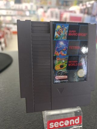 Cartucho NES Super Mario Bros, Tetris, World Cup