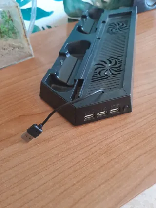 Base Refrigeración PS4 doble Ventilador