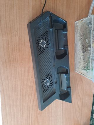 Base Refrigeración PS4 doble Ventilador