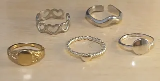 Pack 5 Anillos 