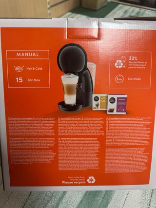 Cafetera Dolce Gusto Piccolo XS Nueva
