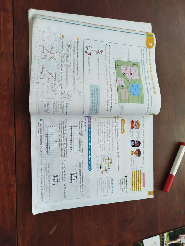 Libro Matemáticas 4 Primaria 1-2-3 Trimestre