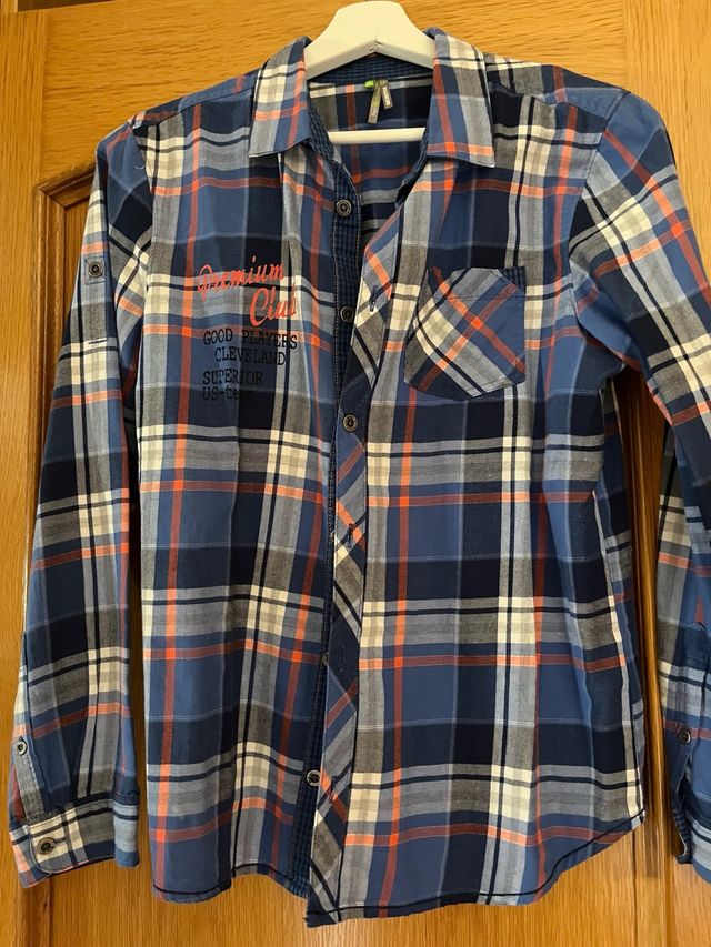Camisa cuadros niño
