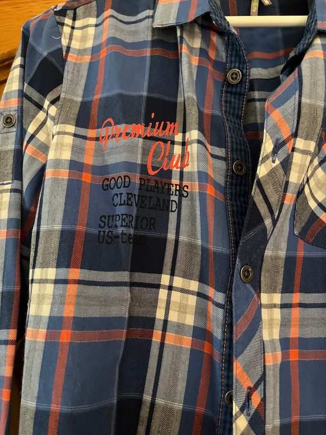 Camisa cuadros niño