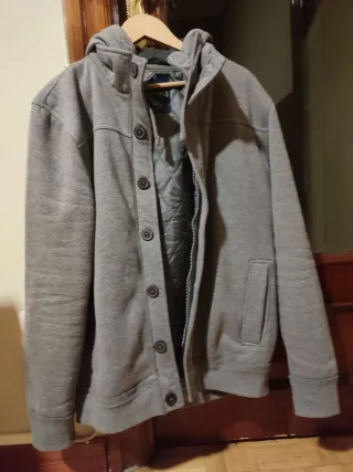 Chaqueta abrigo Angelo Litrico gris Talla L hombre