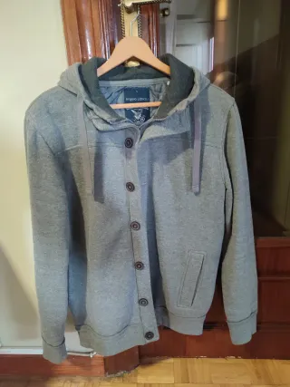 Chaqueta abrigo Angelo Litrico gris Talla L hombre