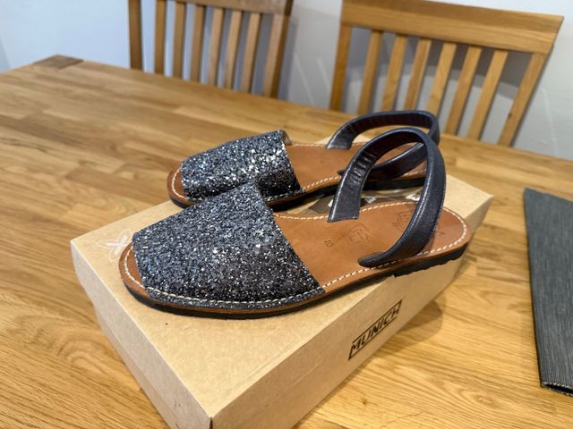 Menorquinas Glitter Talla 40.