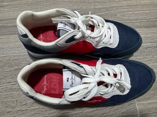 Zapatillas mujer Pepe Jeans Azul y Rojo