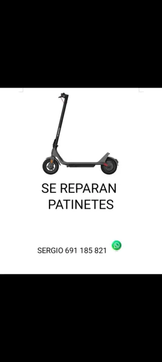 Reparación patinetes eléctricos