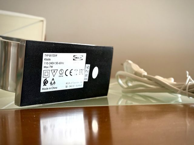 Lámpara de Ikea Klabb