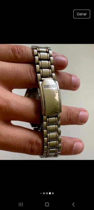 Reloj Seiko Quartz Vintage Oro y Plata