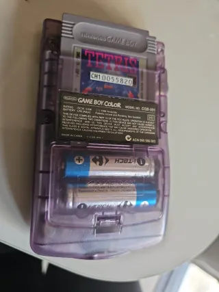 Game Boy Color Morado Transparente
