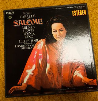 Vinili Strauss Salome Caballe RCA con sigillo rosso