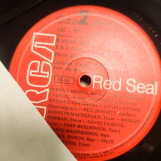 Vinili Strauss Salome Caballe RCA con sigillo rosso