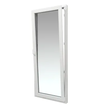 Ventana balconera PVC blanca 85x210 Oscilobatiente