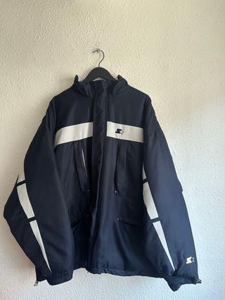 Chaqueta puffer Starter Azul y Blanca 