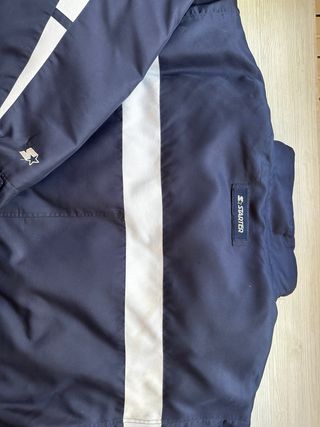 Chaqueta puffer Starter Azul y Blanca 