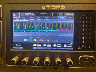Mesa de mezclas Midas 32 + 2x DL 16