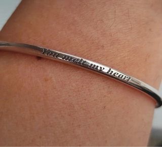 Pulsera Pandora Plata Grabada