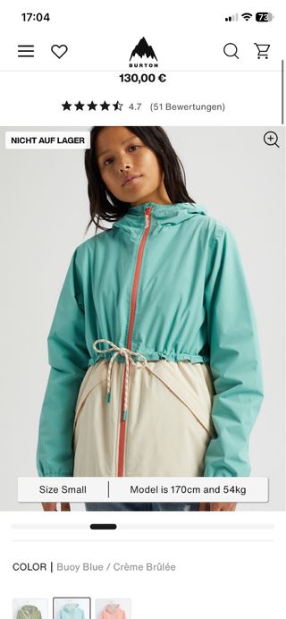 CHAQUETA BURTON NUEVA