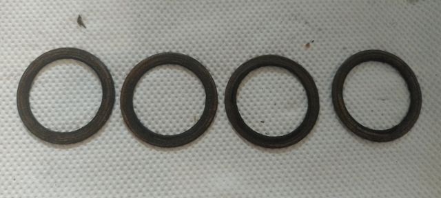 4 guarnizioni Marmitta Kawasaki ZXR400L1 Originali