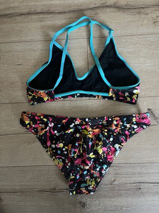 Bikini Turbo Negro Multicolor