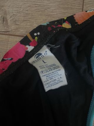 Bikini Turbo Negro Multicolor