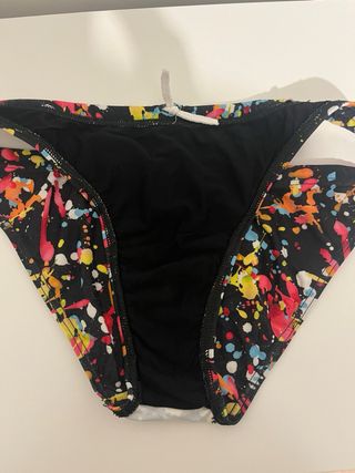 Bikini Turbo Negro Multicolor
