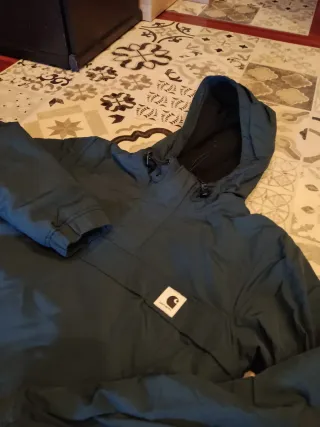 Chaqueta Carhartt Azul grisáceo con Capucha