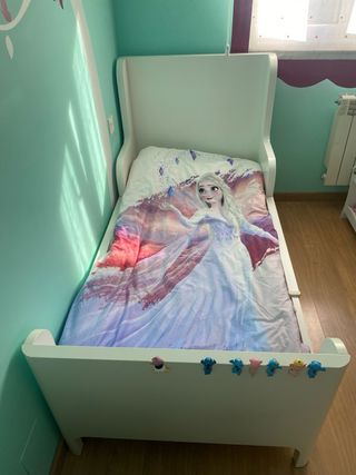 Cama infantil Busunge Ikea + colchón