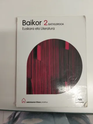 BAIKOR 2 BATXILERGOA EUSKARA ETA LITERATURA JAK...