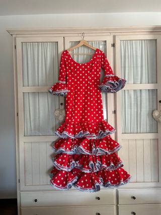 Vestido de flamenca artesanal