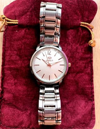 RELOJ 'MAREA' PLATEADO ACERO INOXIDABLE. Caballero