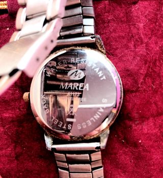 RELOJ 'MAREA' PLATEADO ACERO INOXIDABLE. Caballero