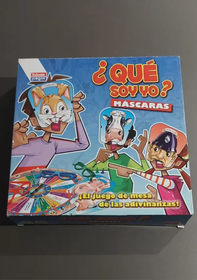 Juego de mesa ¿Qué soy yo? Máscaras Falomir