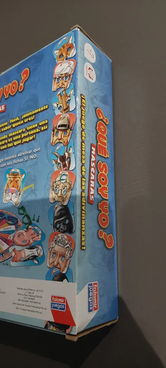 Juego de mesa ¿Qué soy yo? Máscaras Falomir