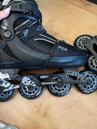 Patines Fila en Línea + Protecciones